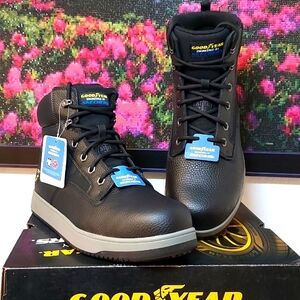 Mens Goodyear Engineered by Skechers Onyx High-Top Steel Toe